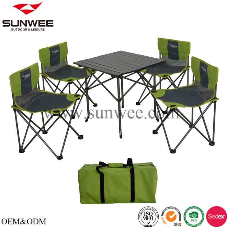 Folding Camping Table And Chairs Set