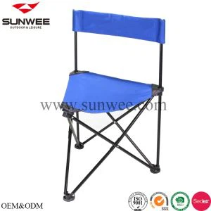 Tripodea Kanpatzeko aulkia bizkarraldearekin